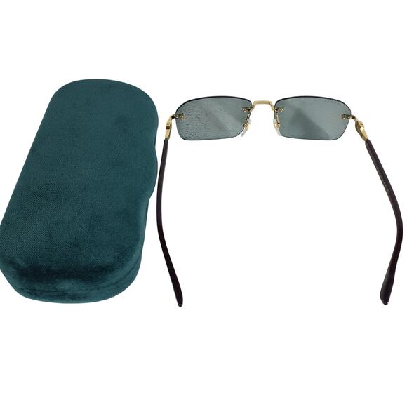 Gucci Sleek Purple Street Gg Rectangular Sunglasses main image 6